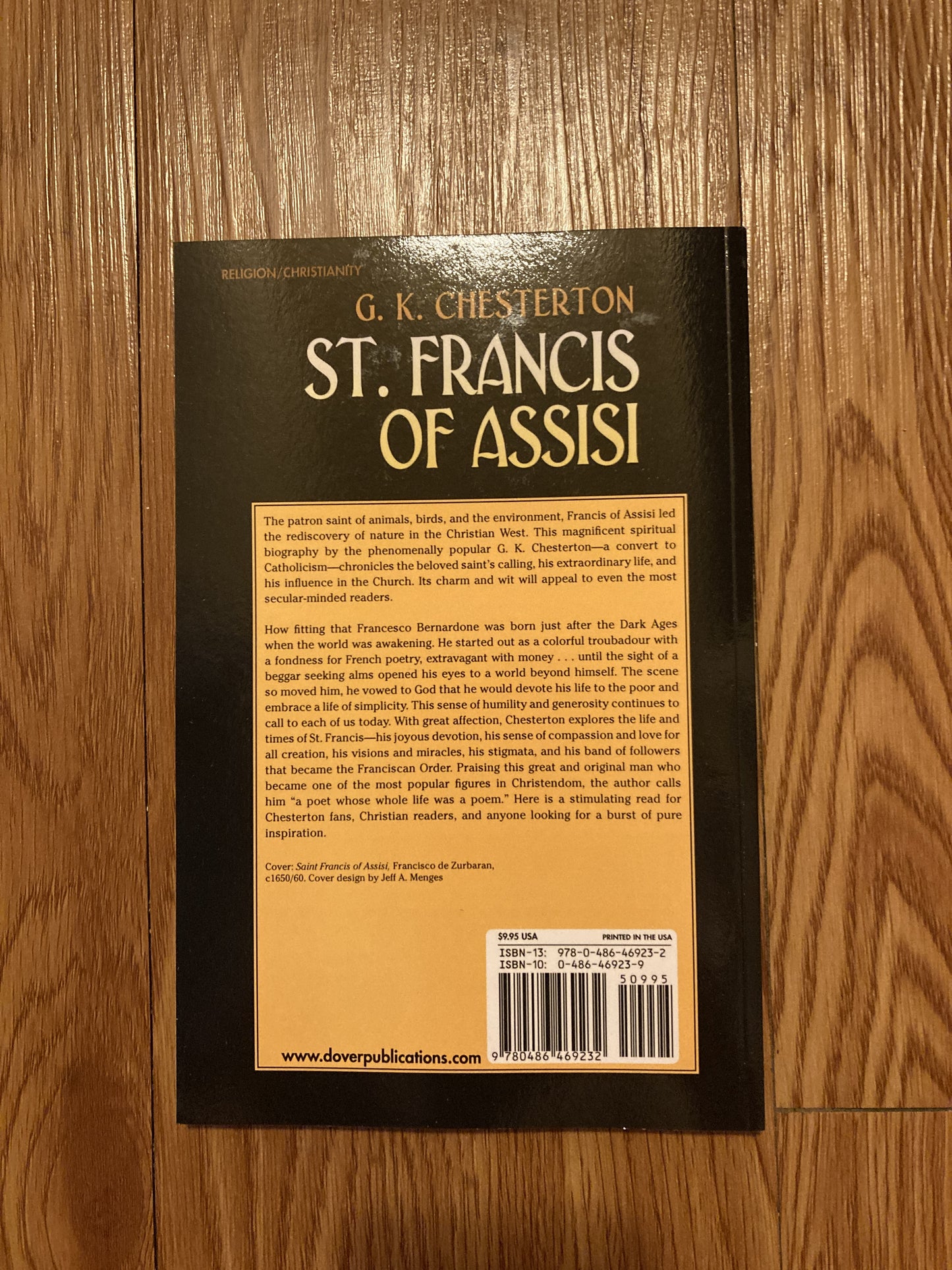 St. Francis of Assisi (Dover Philosophical Classics)