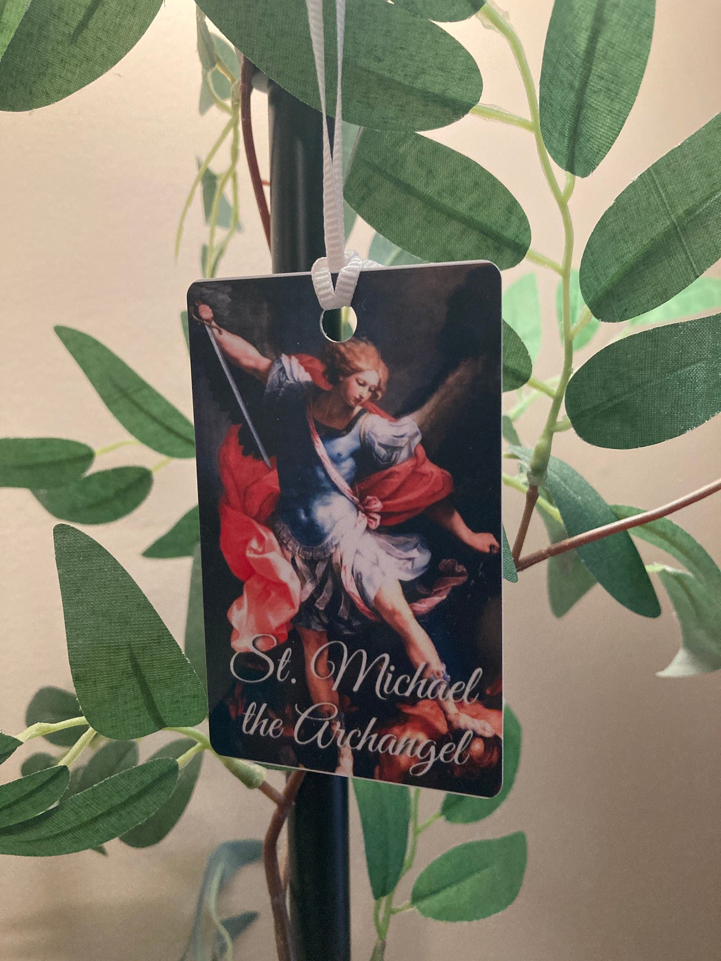 Christmas Ornament, St. Michael the Archangel: PrayerFull Ornaments™ | Catholic Prayers