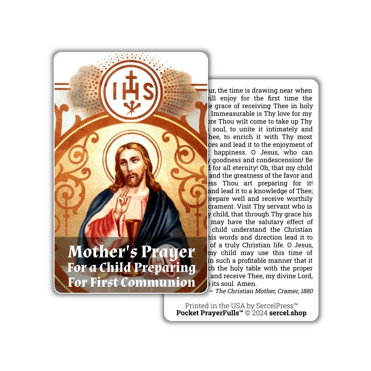 Mother's Prayers Collection, 23 Holy Cards, Approved Sources: Pocket PrayerFulls™ | Durable Wallet Prayer Cards | Catholic Prayers