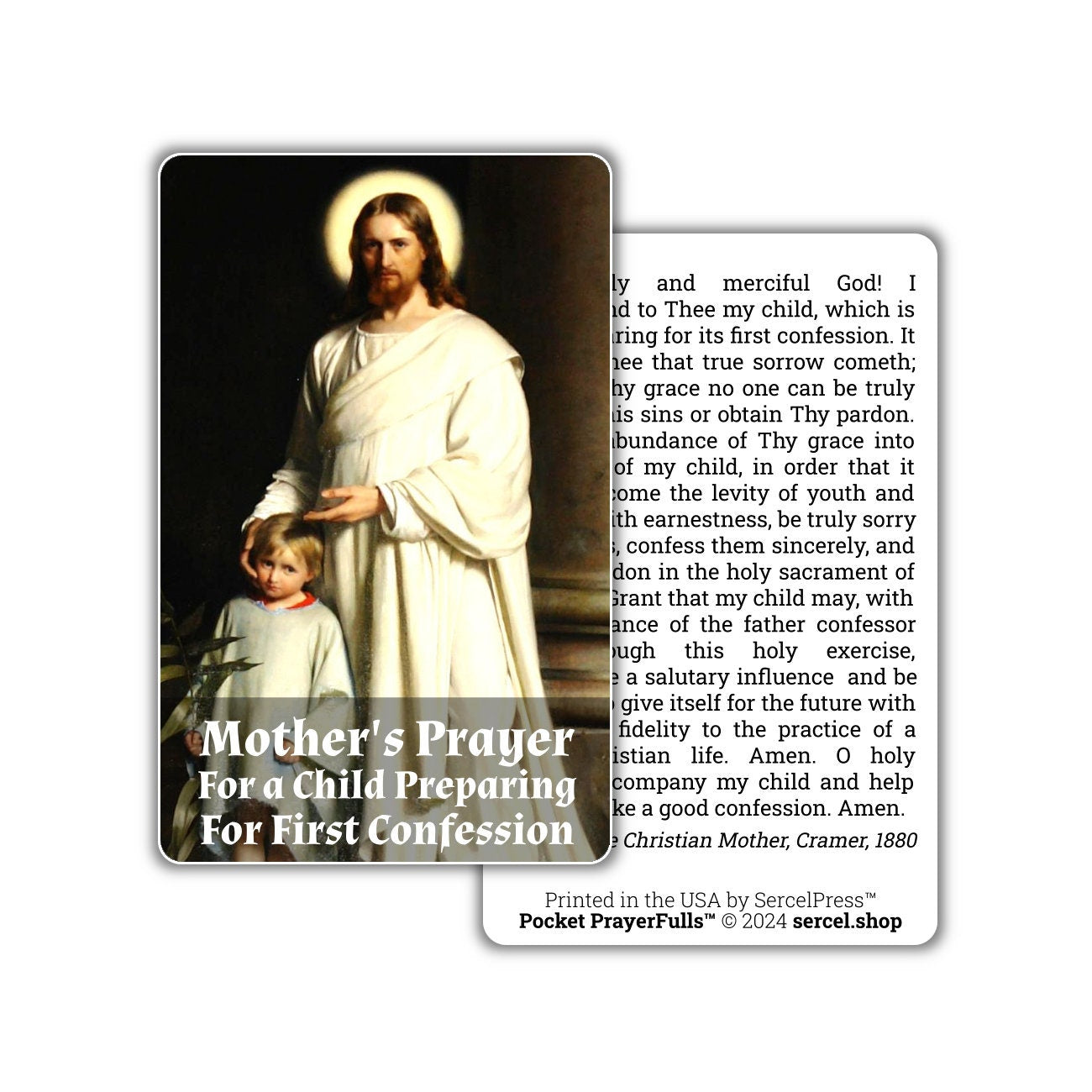 Mother's Prayers Collection, 23 Holy Cards, Approved Sources: Pocket PrayerFulls™ | Durable Wallet Prayer Cards | Catholic Prayers