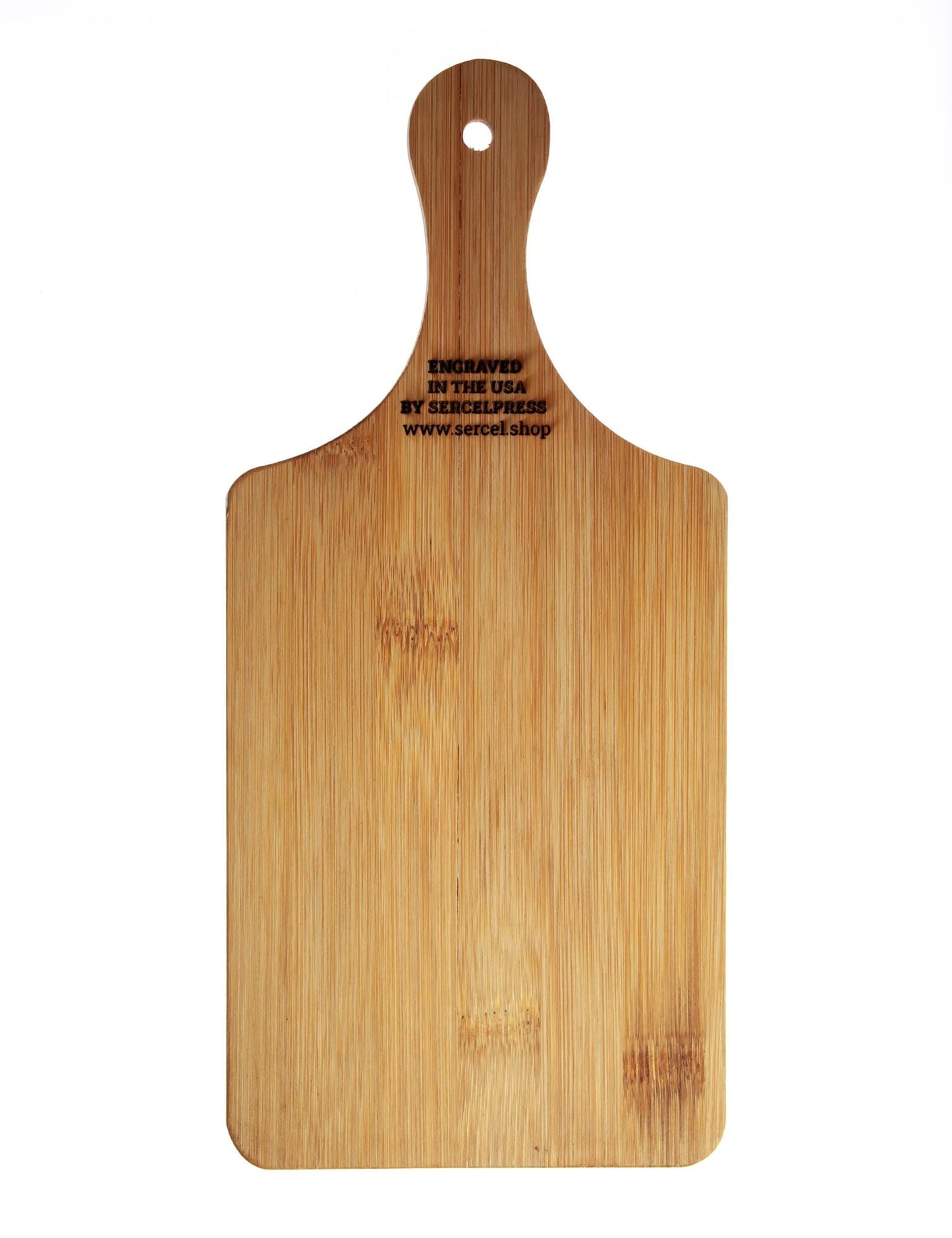 Grace Before & After Meals, Bless Us O Lord, Decorative Bamboo Cutting Board, 11" x 5" x 0.39" | Engraved in the USA | Catholic Living