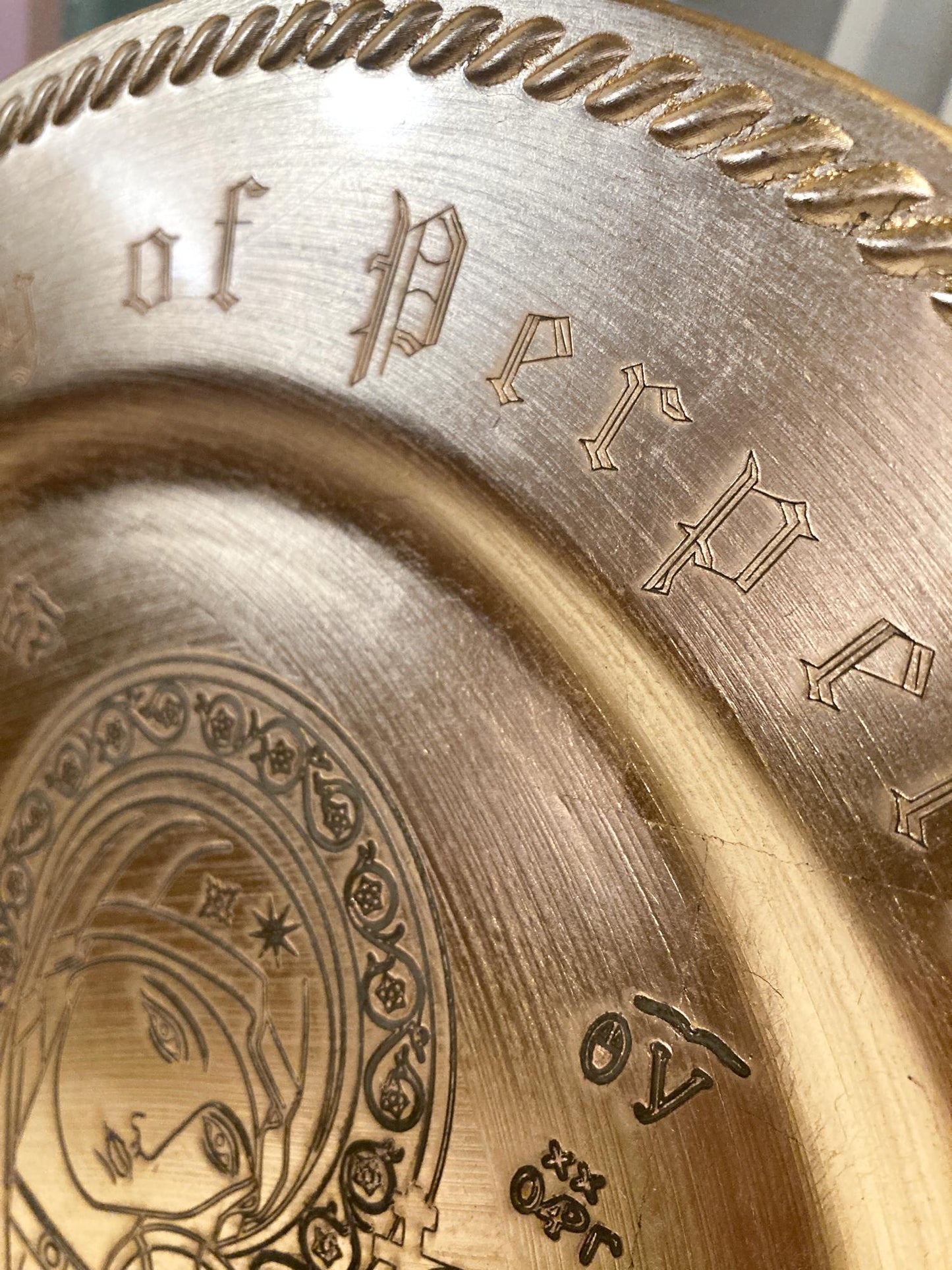 Our Lady of Perpetual Help Engraved Plastic Decorative Charger Plate, Large, 13-Inches, Engraved in the USA, Catholic Living