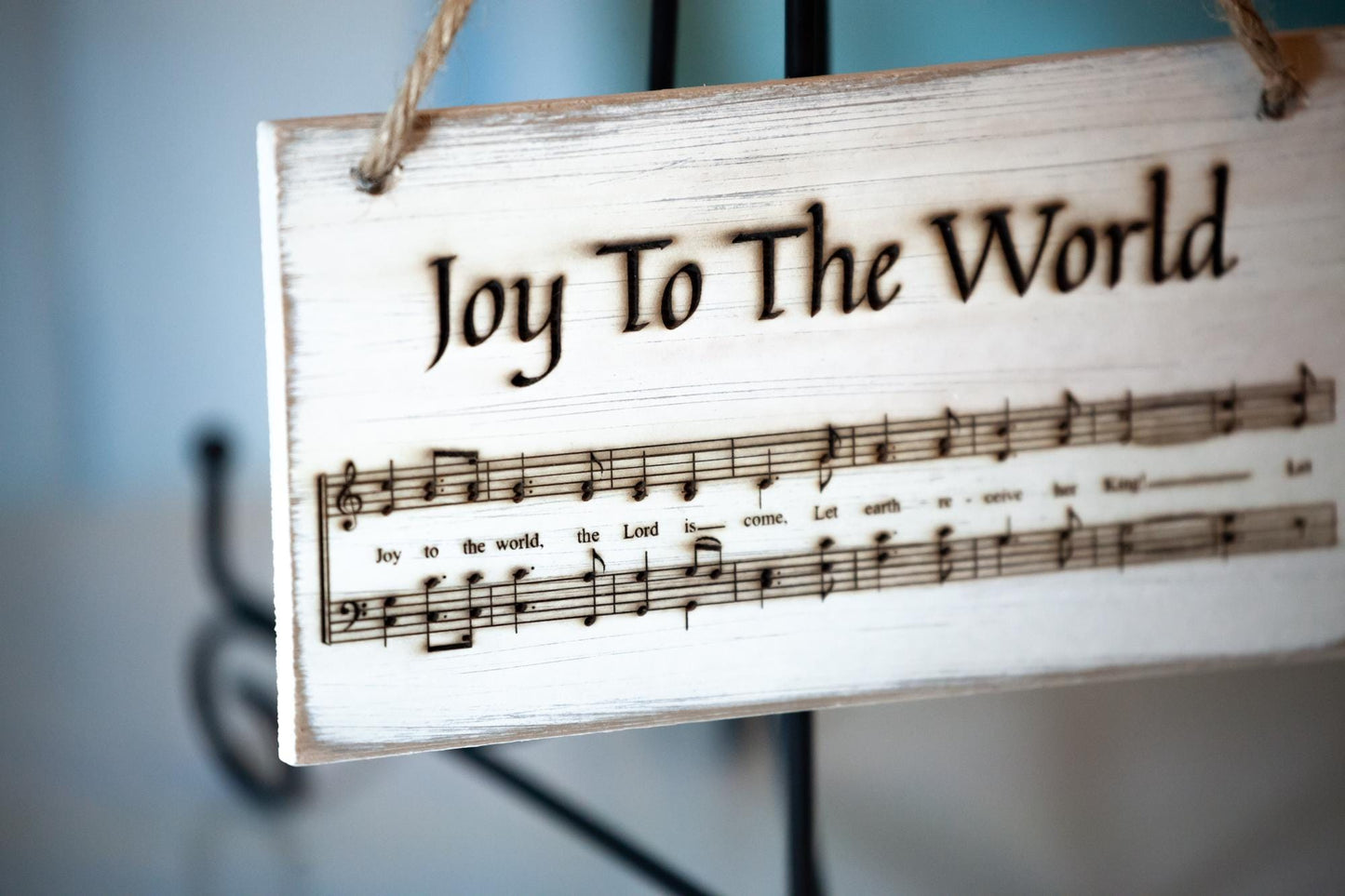 Joy To The World, Christmas Wall Art, Engraved in the USA, Catholic Living