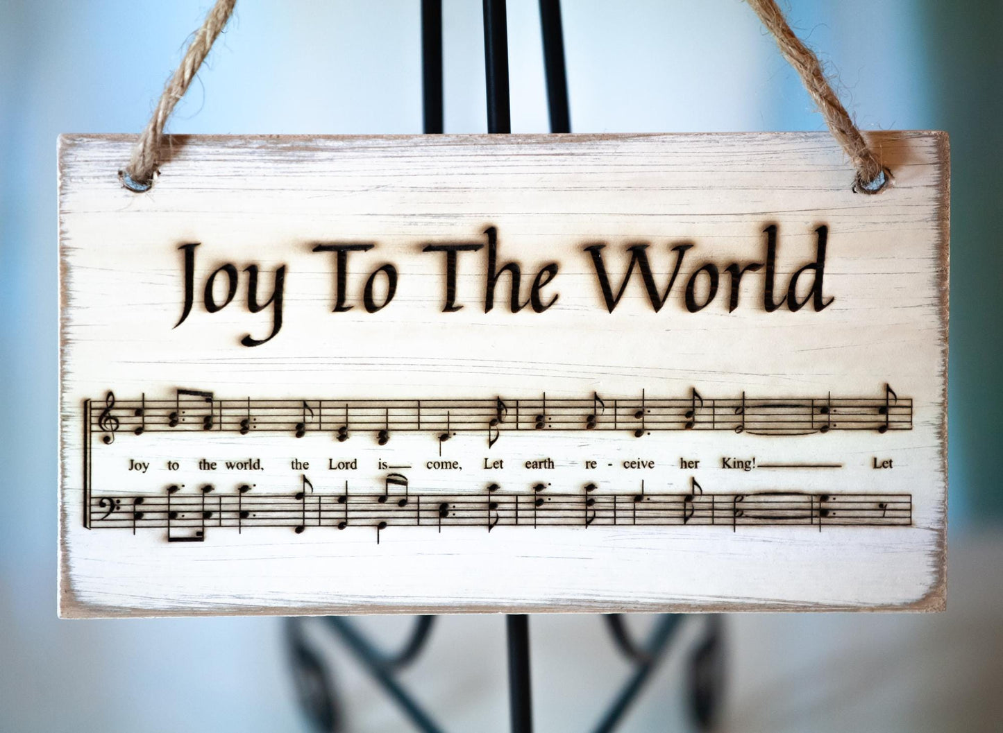 Joy To The World, Christmas Wall Art, Engraved in the USA, Catholic Living