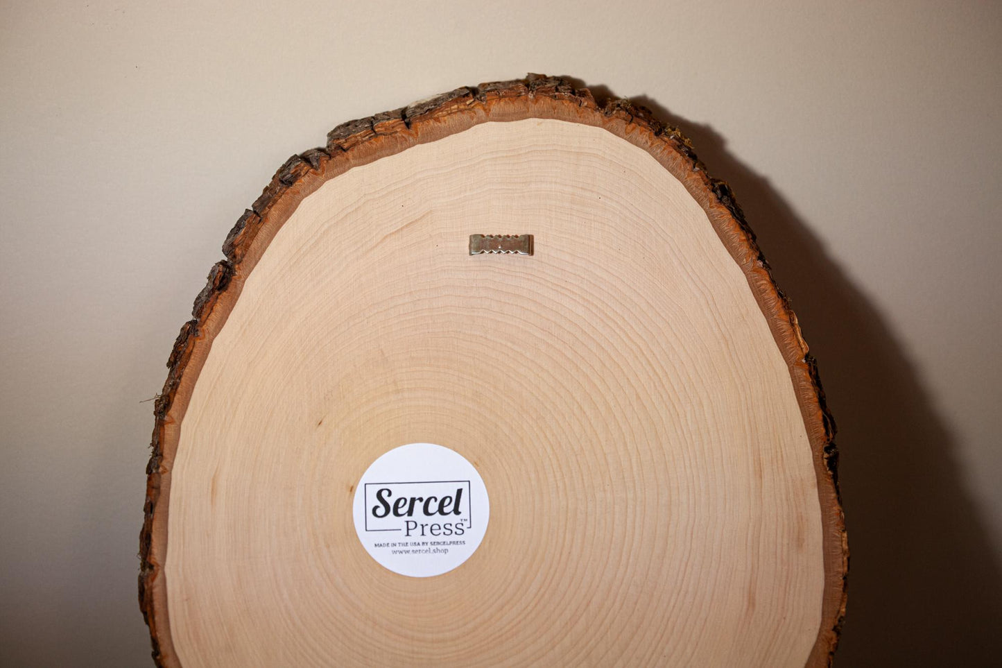 Saint Peter with Jesus, Keys to the Kingdom, 10" x 12" Laser-Engraved Wood Wall Art with Bark Edge, Engraved in the USA, Catholic Living