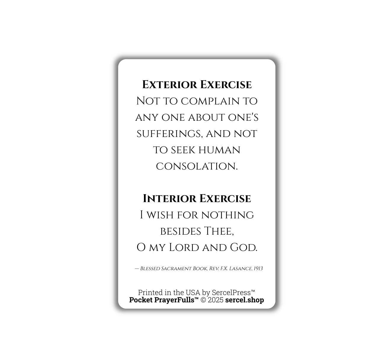 Meditations on the Sorrowful Passion, 31 Durable Plastic Cards on the Mysteries of Christ's Passion | Pocket PrayerFulls™ | Catholic Prayers