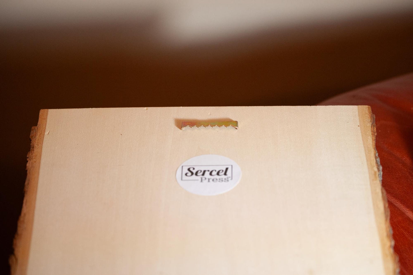 The Crucifixion, 10.5 x 13 inch Laser-Engraved Wood Wall Art with Bark Edge, Engraved in the USA