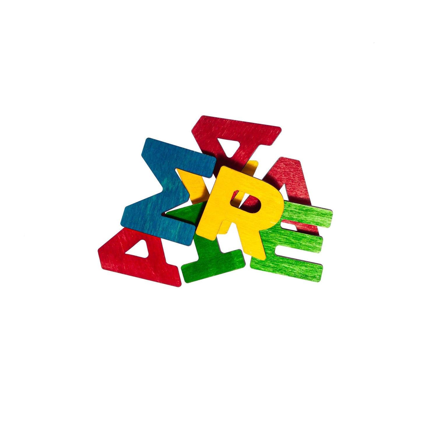Large Ave Maria Letter Puzzle, Made in the USA from Birch Wood, 11" x 5.5", Catholic Education, Home School