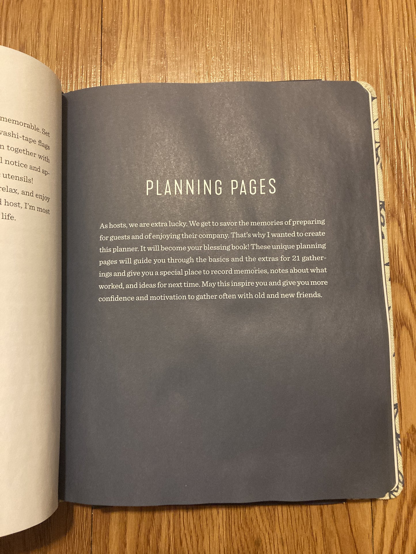 The Gift of Gathering Planner: Simple Ways to Organize