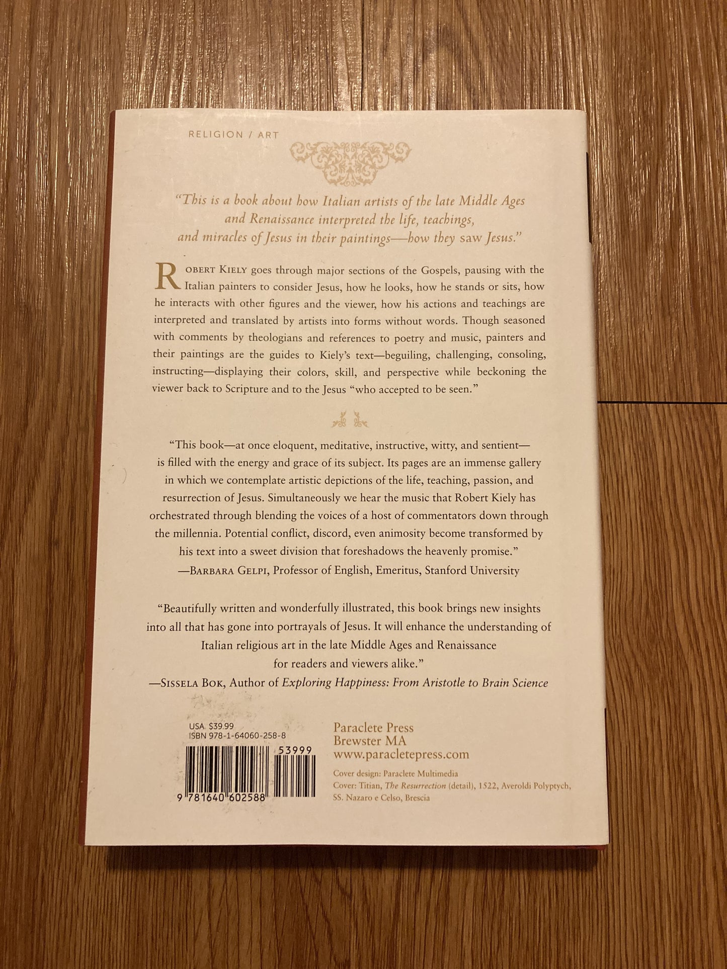 Fair Jesus: The Gospels According to Italian Painters 1300-1650