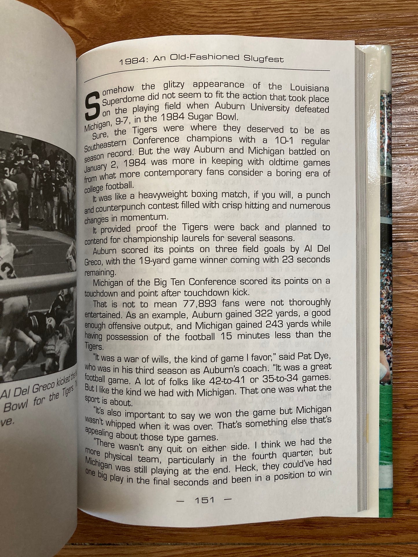 Kick 'Em Big Blue: Memorable Games/Names in Auburn Football: COLLECTIBLE/SIGNED