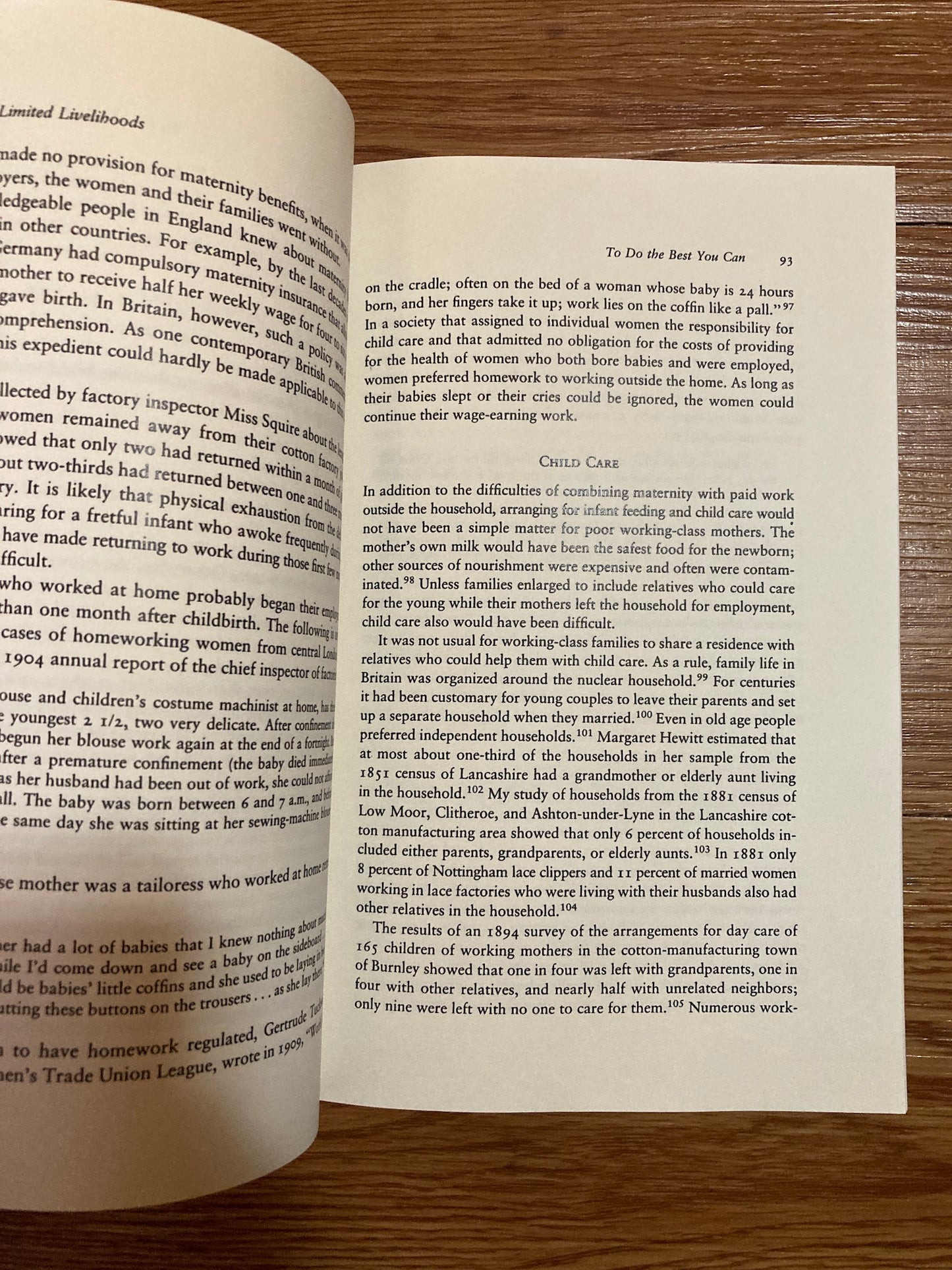 Limited Livelihoods: Gender & Class in Nineteenth-Century England