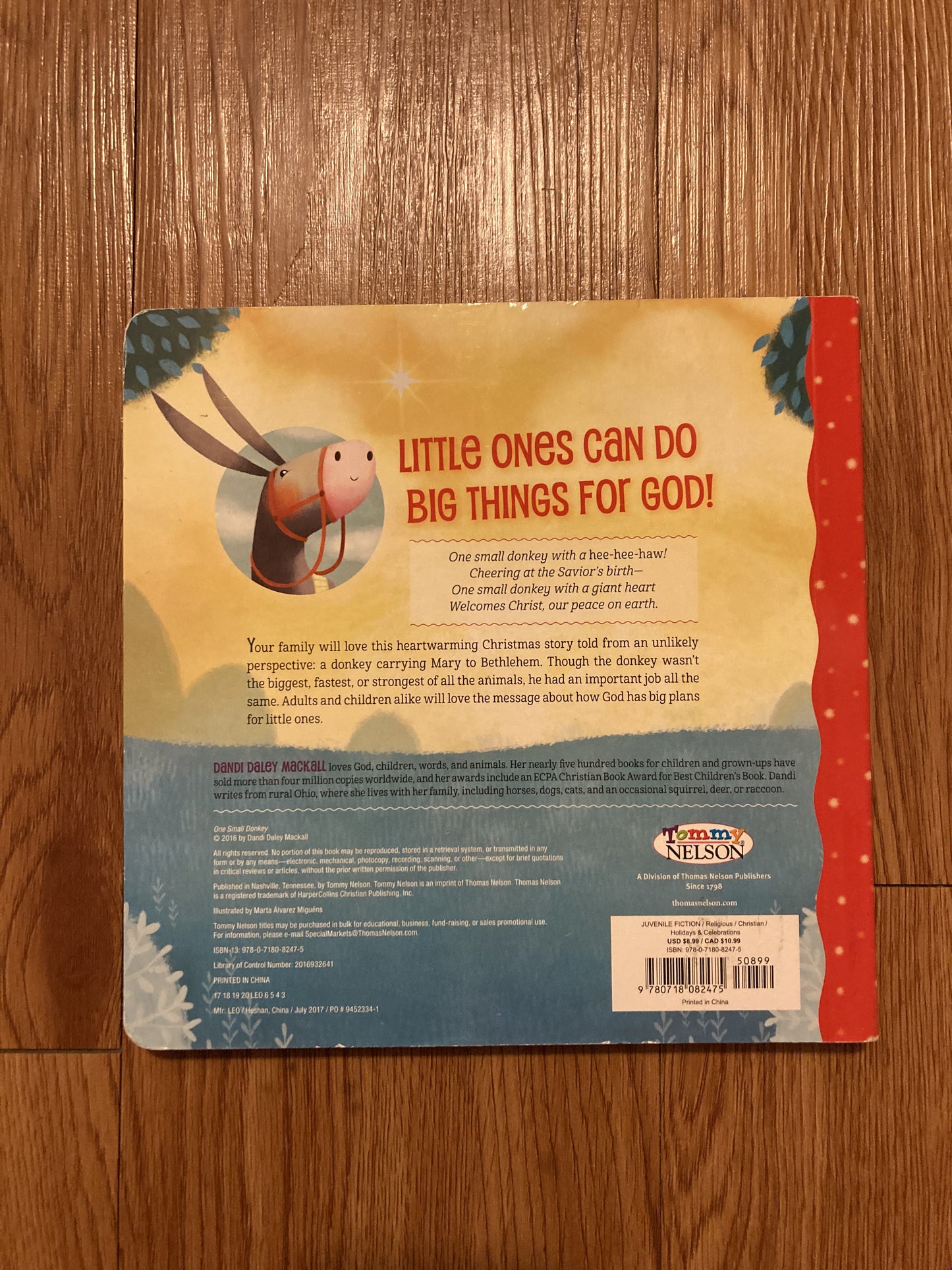 One Small Donkey for Little Ones: A Christmas Story