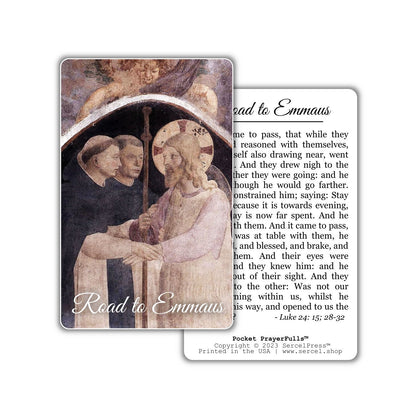 Road to Emmaus: Pocket PrayerFulls™ | Durable Wallet Prayer Cards
