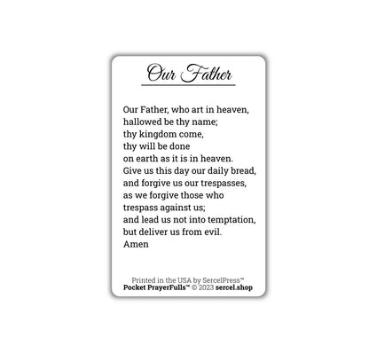 Our Father: Pocket PrayerFulls™ | Durable Wallet Prayer Cards