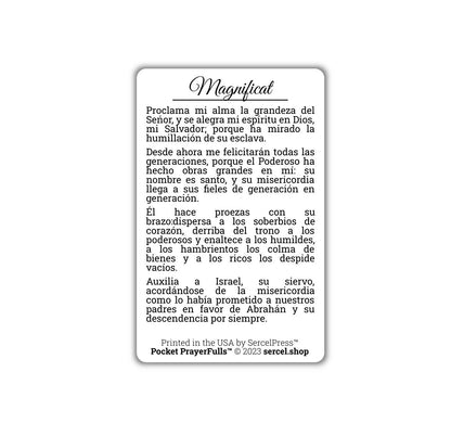 Magnificat in Spanish: Pocket PrayerFulls™ | Durable Wallet Prayer Cards | Catholic Prayers