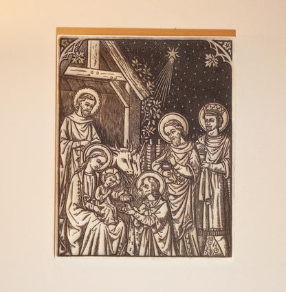 Three Wise Men, Epiphany, Nativity, Christmas, Laser-Engraved Wood Panel Art, 8" x 10"  | Engraved in the USA