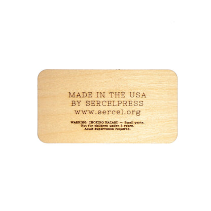 Mini Ave Maria Letter Puzzle, Made in the USA from Birch Wood, 5.5" x 2.75", Catholic Education, Home School