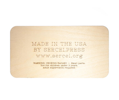 Large Hail Mary Letter Puzzle, Made in the USA from Birch Wood, 11" x 5.5", Catholic Education, Home School