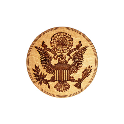Great Seal of the United States Mini Wall Hanging – 4" Patriotic Wall Art – 1776–2026 American 250th Anniversary Decor