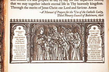 Catholic Prayer of Husband & Wife Wall Art | Wedding Gift for Catholic Couple | Anniversary Gift | Engraved Wood Prayer Plaque | Made in USA