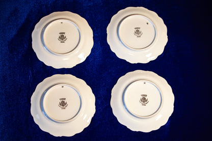 Vintage Schumann Arzberg Platinum Elegance Set of 4 Bread and Butter Plates 6.25 in.