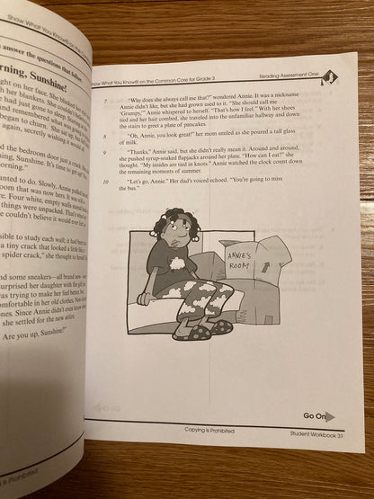 Show What You Know Common Core: Grade 3 Reading & Math, Student