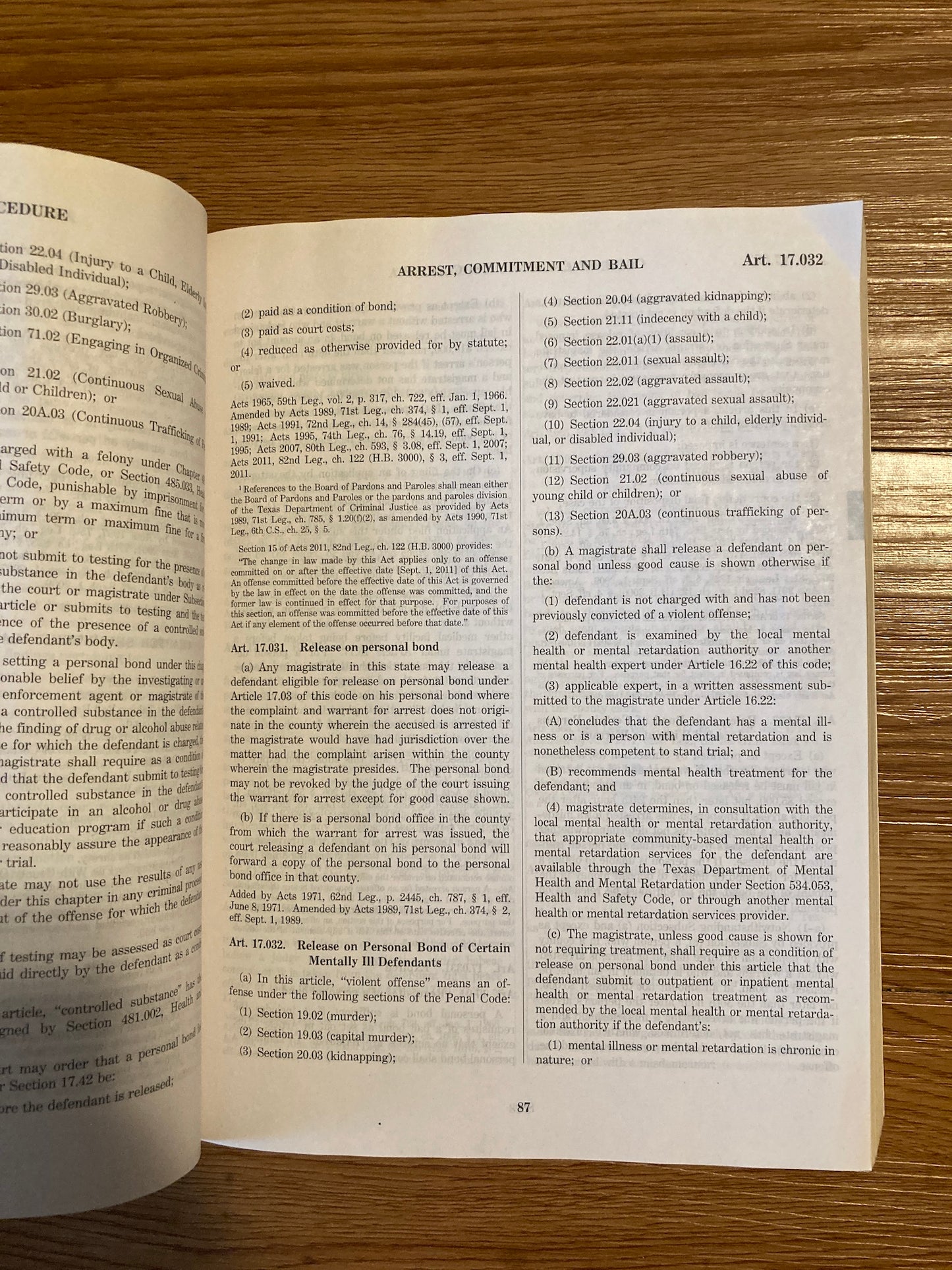 Texas Criminal Procedure-Code and Rules 2014