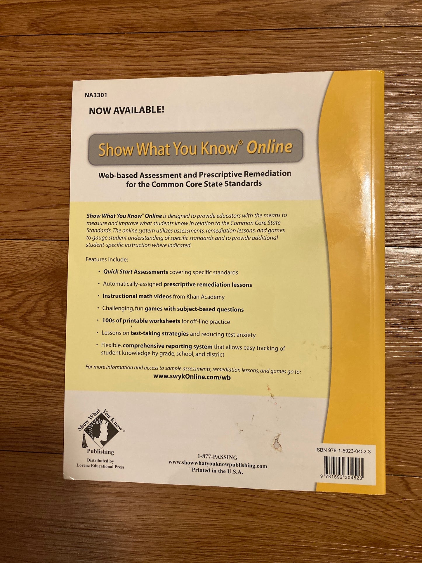Show What You Know Common Core: Grade 3 Reading & Math, Student